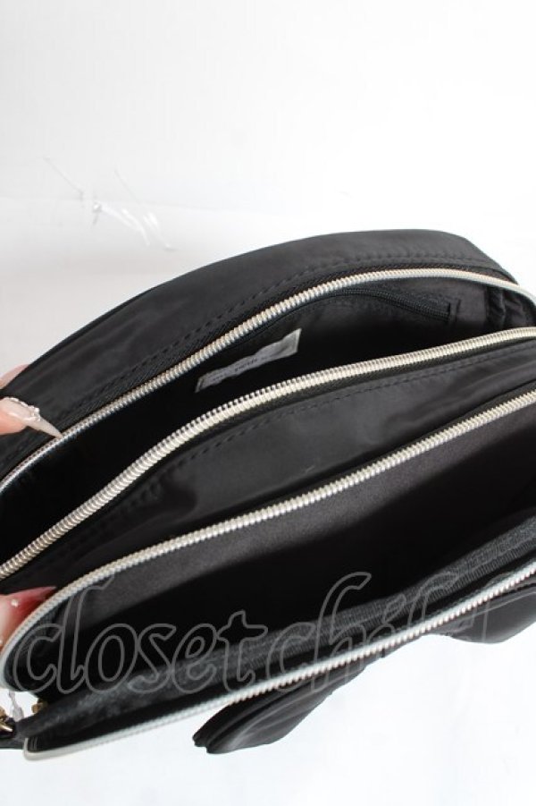 画像3: m petit by misako / AMリボンショルダーウォレットSLD  中黒 Y-25-12-27-017-LO-BG-SZ-ZY (3)