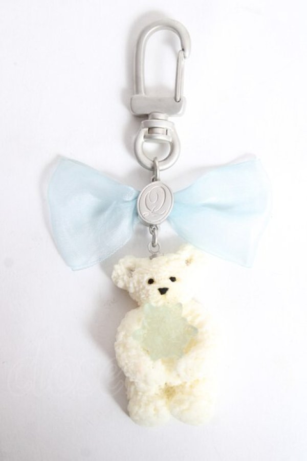 画像1: Q-pot. / ポーラーベアのホワイトチョコレートクッキーバッグチャーム  ホワイト Y-25-12-27-002-QP-AC-SZ-ZY (1)