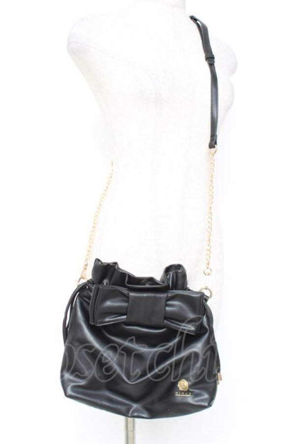 画像1: m petit by misako / NINA'S バッグ  黒 Y-25-12-27-019-LO-BG-SZ-ZY (1)