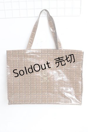 画像: Q-pot. / チョコレートトートバッグ  チョコ Y-25-12-27-023-QP-BG-SZ-ZY