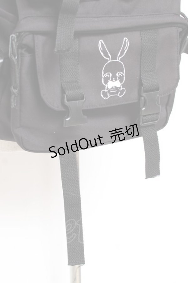 画像2: NieR CLOTHING / プリントリュックサック  黒 Y-25-12-27-024-PU-BG-SZ-ZY (2)