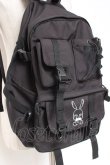 画像3: NieR Clothing / プリントリュックサック  黒 Y-25-12-27-024-PU-BG-SZ-ZY (3)