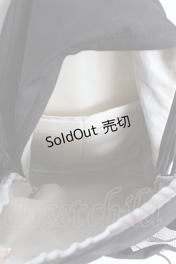 画像5: NieR CLOTHING / プリントリュックサック  黒 Y-25-12-27-024-PU-BG-SZ-ZY (5)