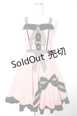 画像: BABY, THE STARS SHINE BRIGHT / Petits Poisジャンパースカート  ピンク Y-25-12-28-001-BA-OP-SZ-ZY