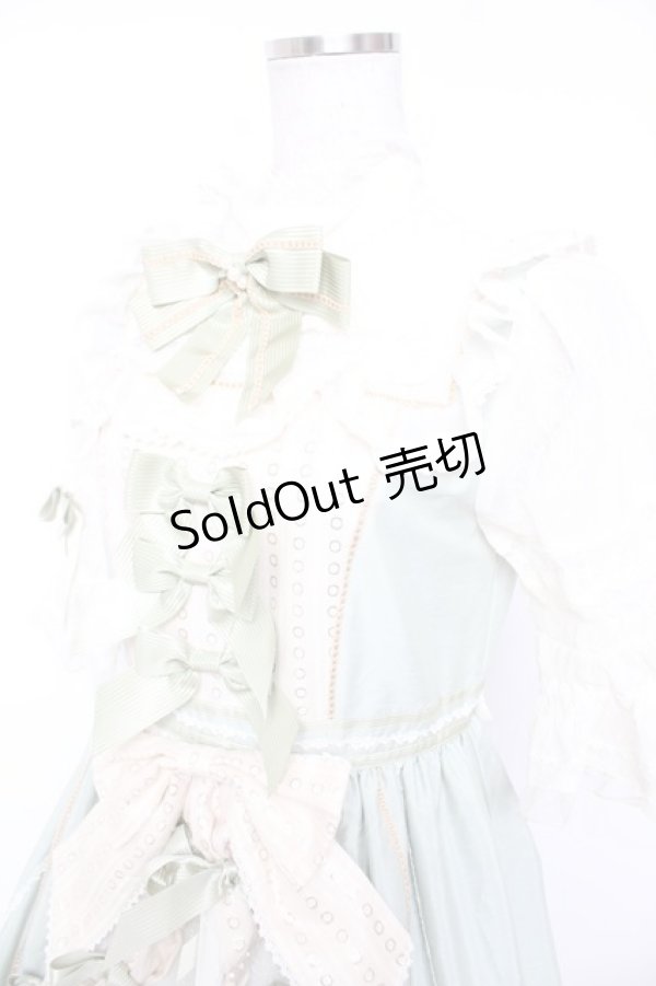 画像3: BABY, THE STARS SHINE BRIGHT / Lumiere eclatanteリボンリボンワンピース  ミント Y-25-12-28-014-BA-OP-SA-ZS (3)