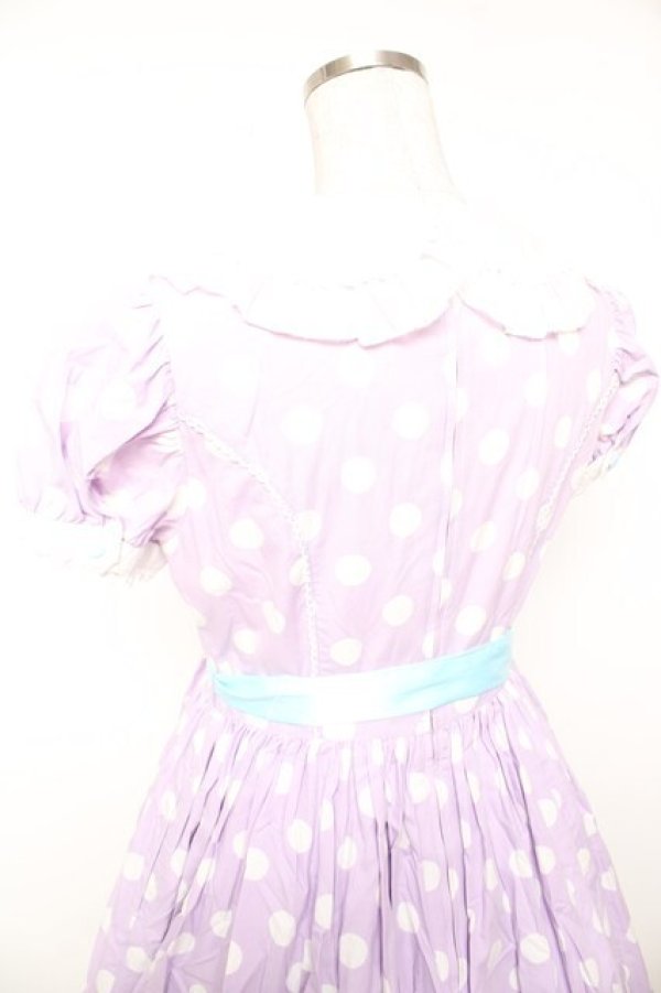 画像5: Angelic Pretty / French Dot Dreamワンピース  ラベンダー Y-25-12-28-015-AP-OP-HR-ZY (5)