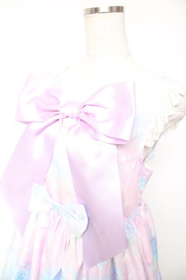 画像3: Angelic Pretty / Fairy Seasonディズニープリンセスジャンパースカート  ピンクＸ青 Y-25-12-28-016-AP-OP-SA-ZY (3)