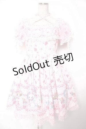 画像: Angelic Pretty / Ohanami Bunnyワンピース  ピンク Y-25-12-28-019-AP-OP-SZ-ZS