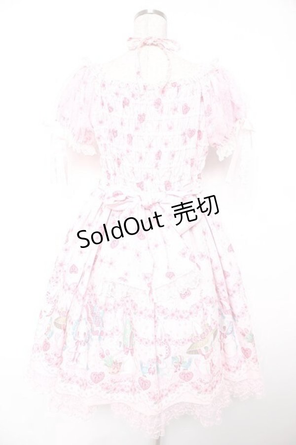 画像2: Angelic Pretty / Ohanami Bunnyワンピース  ピンク Y-25-12-28-019-AP-OP-SZ-ZS (2)