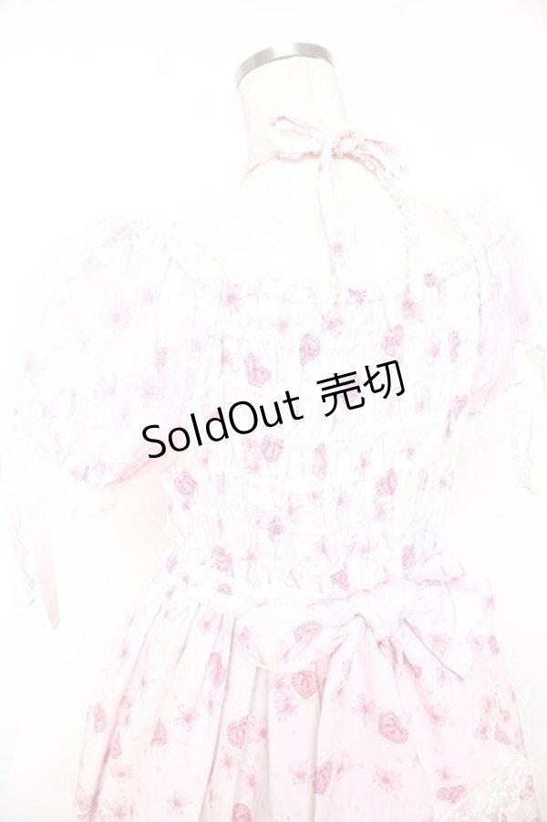 画像5: Angelic Pretty / Ohanami Bunnyワンピース  ピンク Y-25-12-28-019-AP-OP-SZ-ZS (5)