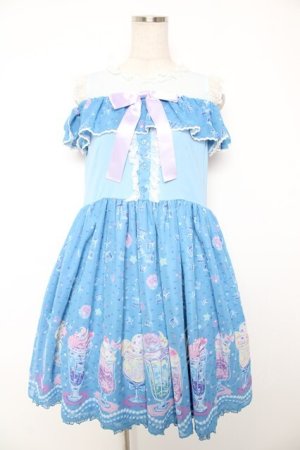 画像: Angelic Pretty / Cream Soda Mermaidカットワンピース  サックス Y-25-12-28-025-AP-OP-SA-ZY