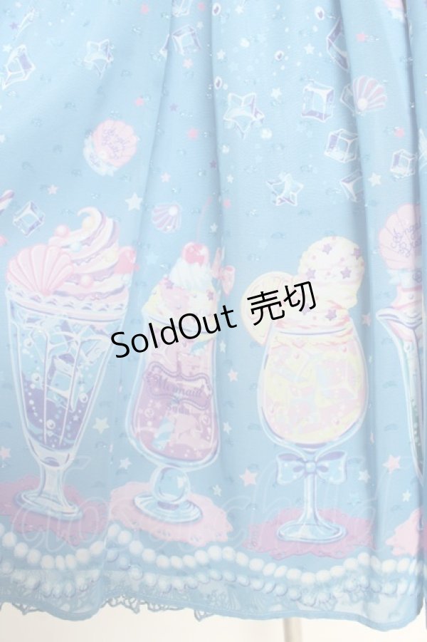 画像4: Angelic Pretty / Cream Soda Mermaidカットワンピース  サックス Y-25-12-28-025-AP-OP-SA-ZY (4)