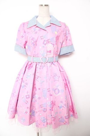 画像: Angelic Pretty / Neon Star Dinerワンピース  ピンク Y-25-12-28-027-AP-OP-HR-ZY
