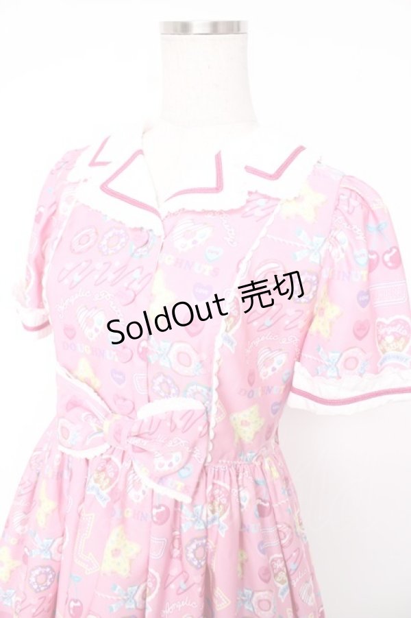 画像3: Angelic Pretty / Toy's Donut Dinerワンピース  ピンク Y-25-12-28-029-AP-OP-SZ-ZY (3)
