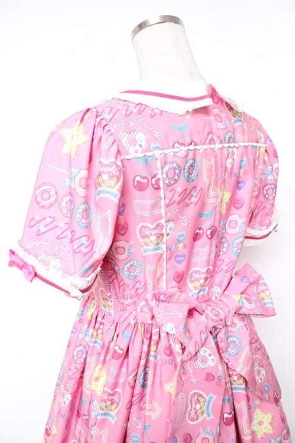 画像6: Angelic Pretty / Toy's Donut Dinerワンピース  ピンク Y-25-12-28-029-AP-OP-SZ-ZY (6)