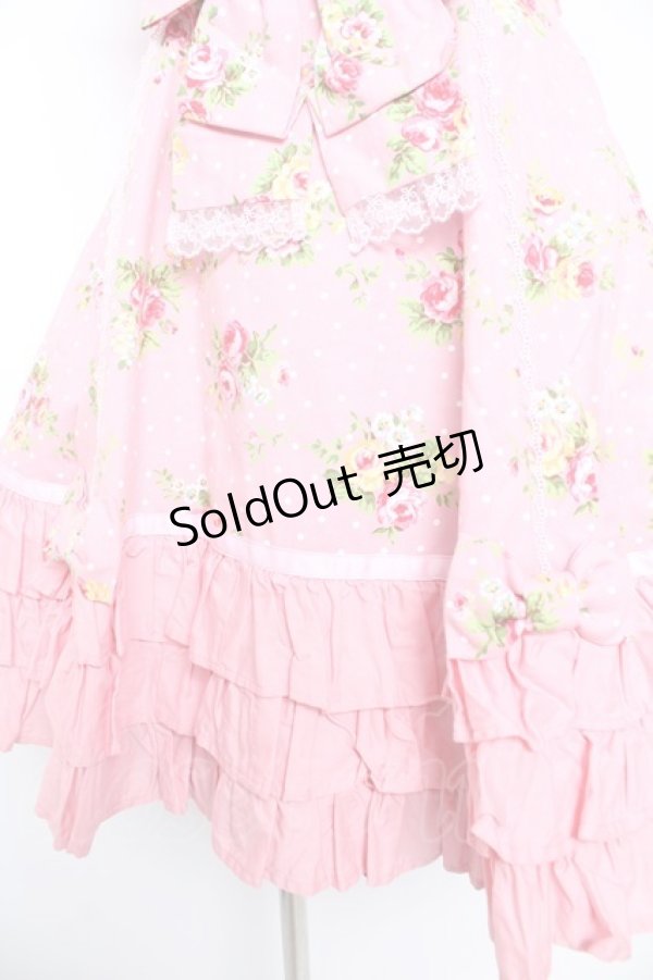 画像4: Angelic Pretty / ローズアフタヌーンワンピース  ピンク Y-25-12-28-030-AP-OP-SZ-ZY (4)