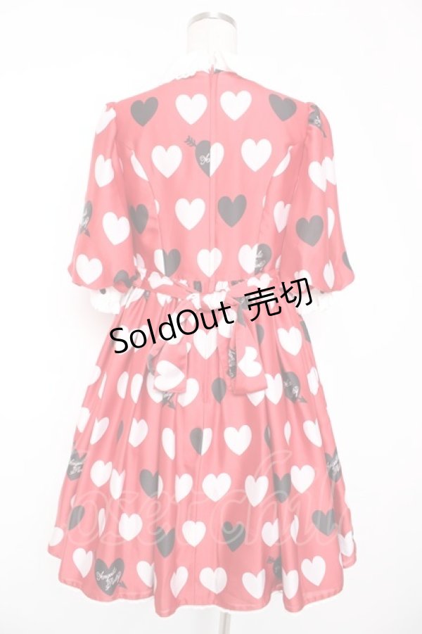 画像2: Angelic Pretty / Dolly Heartワンピース  赤 Y-25-12-28-033-AP-OP-SZ-ZS (2)