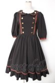 画像1: ALICE and the PIRATES / クリスのチョコレートメイドワンピース  黒 Y-25-12-28-035-PA-OP-SA-ZY (1)