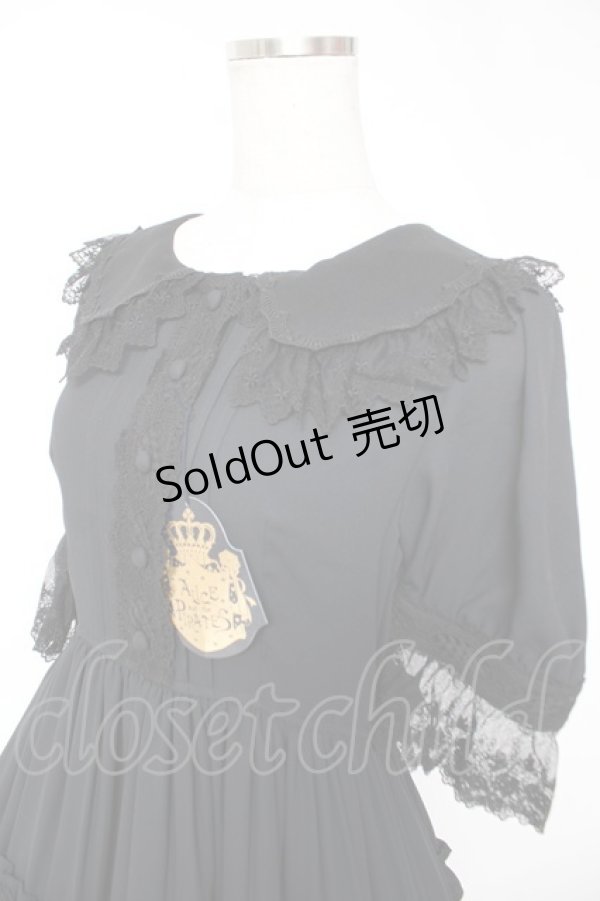 画像3: ALICE and the PIRATES / Historiaロングティアードワンピース  黒 Y-25-12-28-036-PA-OP-SA-ZY (3)