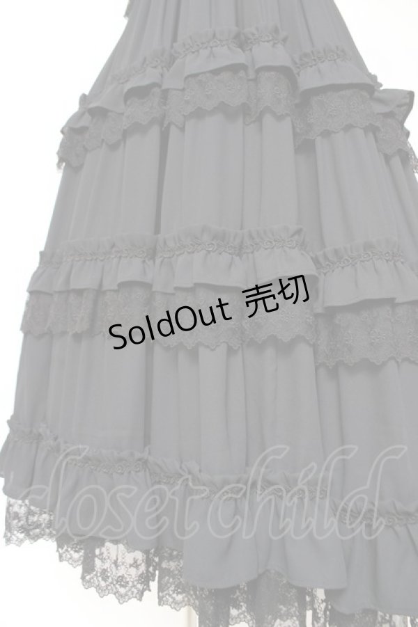 画像4: ALICE and the PIRATES / Historiaロングティアードワンピース  黒 Y-25-12-28-036-PA-OP-SA-ZY (4)