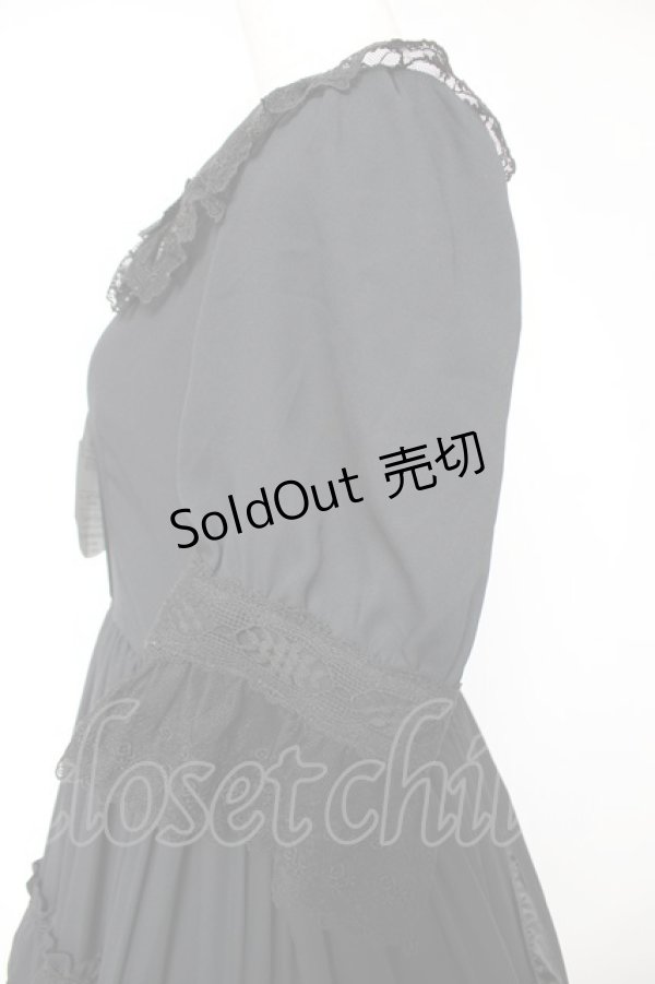 画像6: ALICE and the PIRATES / Historiaロングティアードワンピース  黒 Y-25-12-28-036-PA-OP-SA-ZY (6)