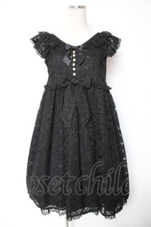 画像: Angelic Pretty / Sweet Dollyジャンパースカート  黒 Y-25-12-28-037-AP-OP-SZ-ZY