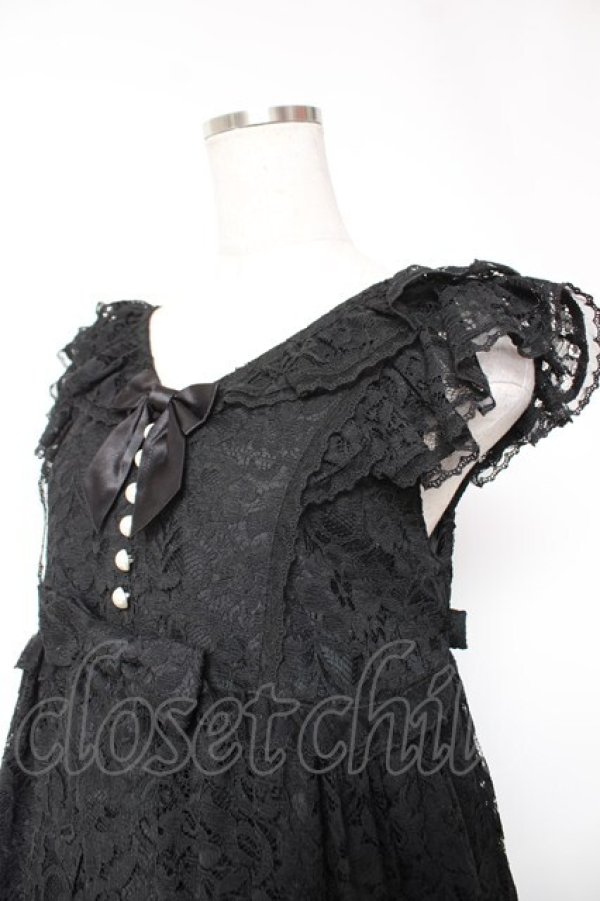 画像3: Angelic Pretty / Sweet Dollyジャンパースカート  黒 Y-25-12-28-037-AP-OP-SZ-ZY (3)