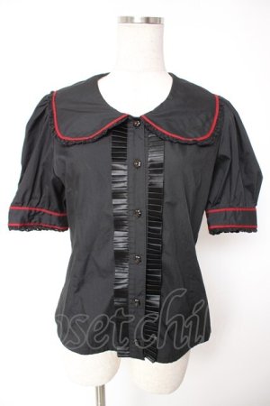 画像: ALICE and the PIRATES / ラブヴォヤージュブラウス  クロ Y-25-12-28-039-PA-BL-SZ-ZY