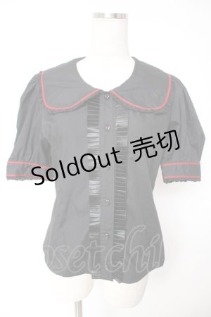 画像: ALICE and the PIRATES / ラブヴォヤージュブラウス  クロ Y-25-12-28-039-PA-BL-SZ-ZY