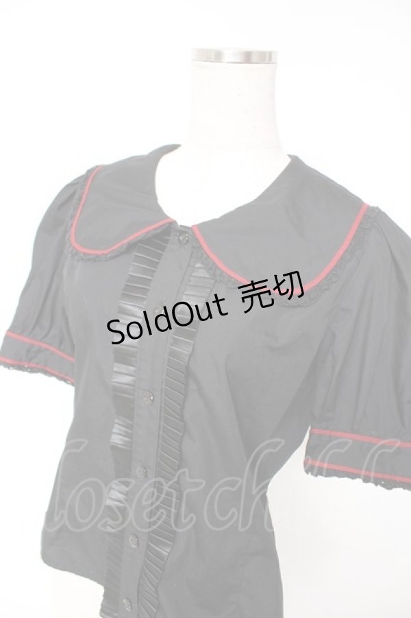 画像3: ALICE and the PIRATES / ラブヴォヤージュブラウス  クロ Y-25-12-28-039-PA-BL-SZ-ZY (3)