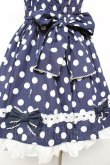 画像7: Angelic Pretty / ポルカドットジャンパースカート  紺 Y-25-12-28-006-AP-OP-SZ-ZY (7)