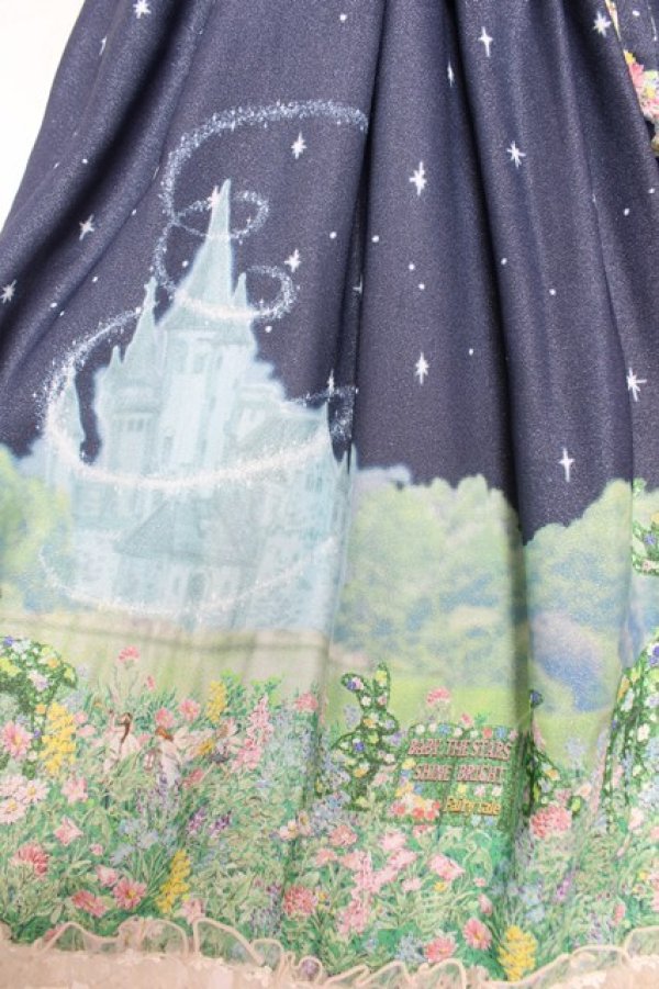 画像6: BABY, THE STARS SHINE BRIGHT / Fairy Topialium 〜Trifolium 仕立ての約束の森〜Repensジャンパースカート  紺 Y-25-12-28-007-BA-OP-SZ-ZY (6)