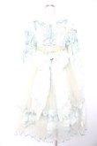 画像2: BABY, THE STARS SHINE BRIGHT / Ver Placidum Mille fleurワンピースドレス【完全受注予約商品】  サックス Y-25-12-28-008-BA-OP-SA-ZY (2)