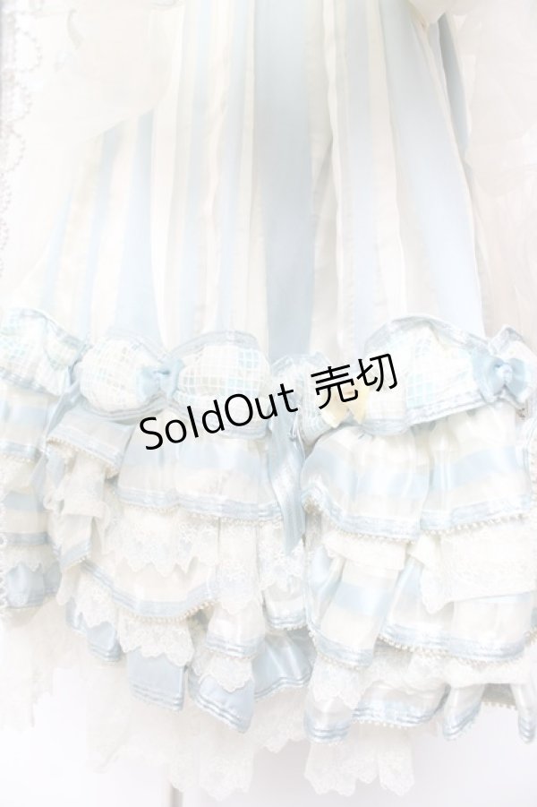 画像8: BABY, THE STARS SHINE BRIGHT / Ver Placidum Mille fleurワンピースドレス【完全受注予約商品】  サックス Y-25-12-28-008-BA-OP-SA-ZY (8)