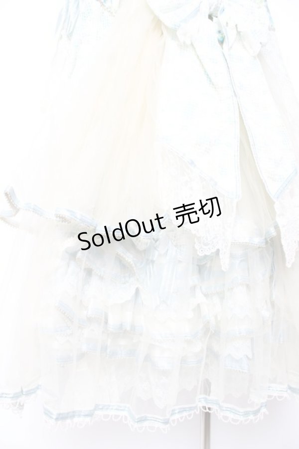 画像9: BABY, THE STARS SHINE BRIGHT / Ver Placidum Mille fleurワンピースドレス【完全受注予約商品】  サックス Y-25-12-28-008-BA-OP-SA-ZY (9)