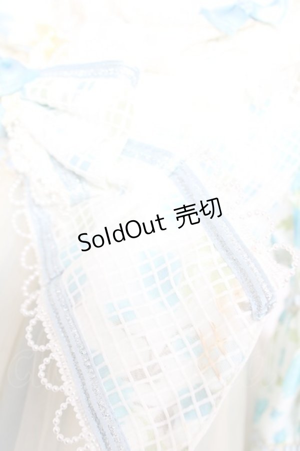 画像11: BABY, THE STARS SHINE BRIGHT / Ver Placidum Mille fleurワンピースドレス【完全受注予約商品】  サックス Y-25-12-28-008-BA-OP-SA-ZY (11)