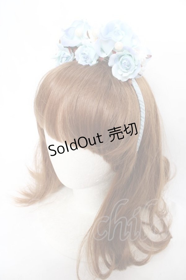 画像16: BABY, THE STARS SHINE BRIGHT / Ver Placidum Mille fleurワンピースドレス【完全受注予約商品】  サックス Y-25-12-28-008-BA-OP-SA-ZY (16)