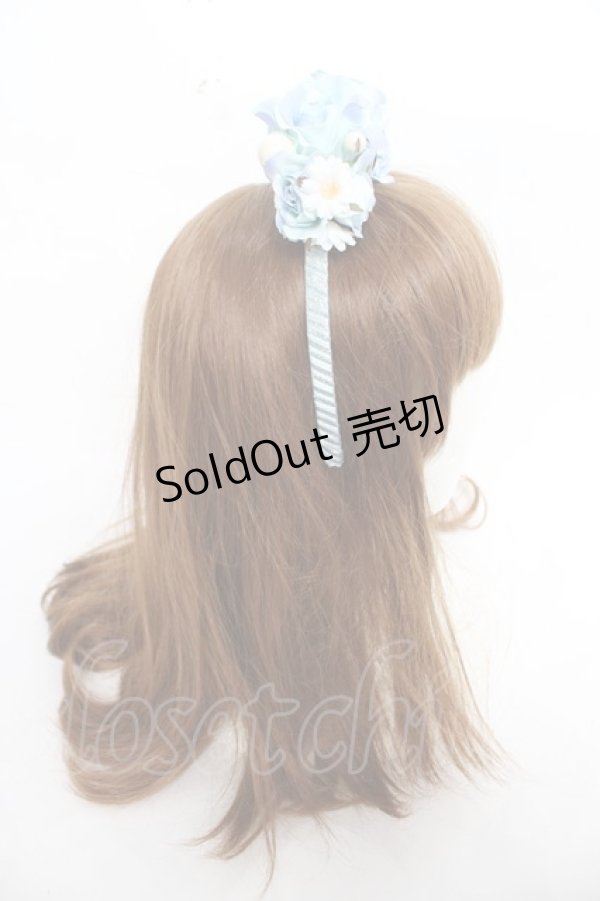 画像18: BABY, THE STARS SHINE BRIGHT / Ver Placidum Mille fleurワンピースドレス【完全受注予約商品】  サックス Y-25-12-28-008-BA-OP-SA-ZY (18)