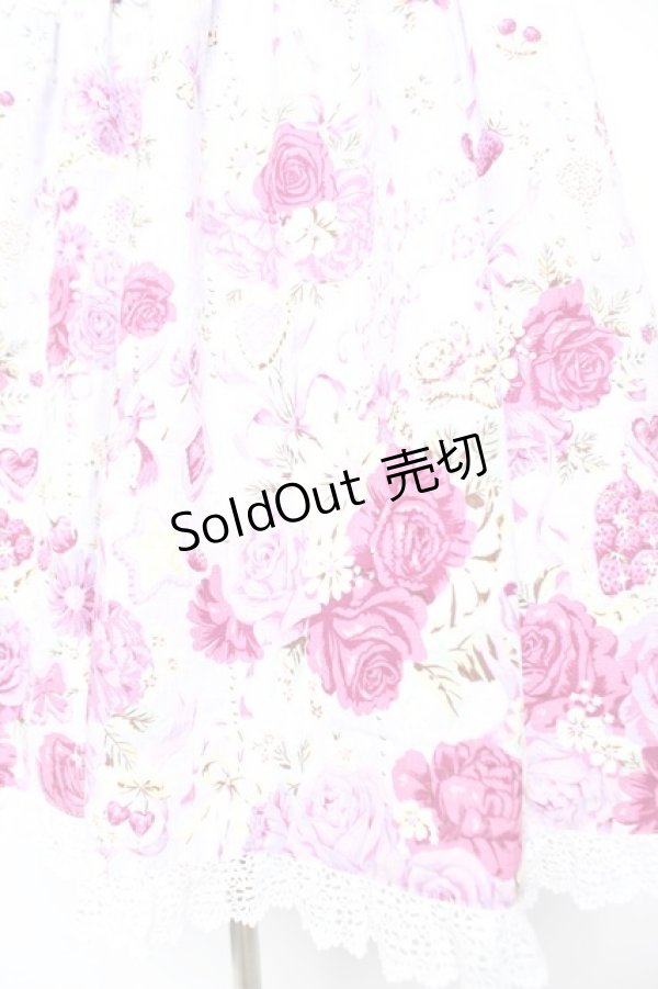 画像4: BABY, THE STARS SHINE BRIGHT / スローモーションブーケ〜あの日の私の想い〜柄ジャンパースカート  ラベンダー Y-25-12-28-009-BA-OP-SA-ZY (4)