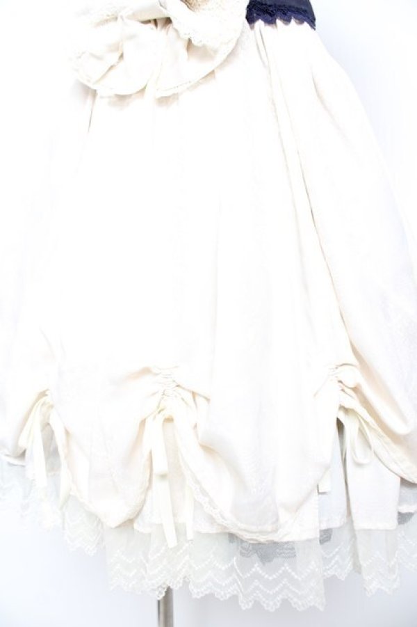 画像4: BABY, THE STARS SHINE BRIGHT / Claudia，The Fairy Tale Princessワンピースセット  オフｘ紺 Y-25-12-28-012-BA-OP-AS-ZY (4)