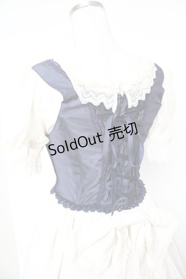 画像5: BABY, THE STARS SHINE BRIGHT / Claudia，The Fairy Tale Princessワンピースセット  オフｘ紺 Y-25-12-28-012-BA-OP-AS-ZY (5)