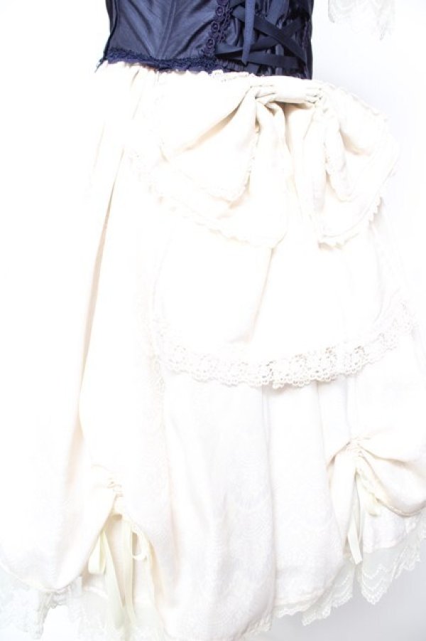 画像6: BABY, THE STARS SHINE BRIGHT / Claudia，The Fairy Tale Princessワンピースセット  オフｘ紺 Y-25-12-28-012-BA-OP-AS-ZY (6)