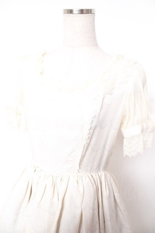 画像7: BABY, THE STARS SHINE BRIGHT / Claudia，The Fairy Tale Princessワンピースセット  オフｘ紺 Y-25-12-28-012-BA-OP-AS-ZY (7)