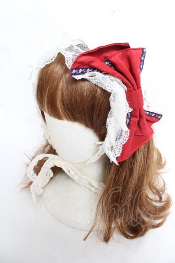 画像9: BABY, THE STARS SHINE BRIGHT / りんちゃんのグレーテルワンピースセット  白ｘ赤ｘ紺 Y-25-12-28-013-BA-OP-HD-ZY (9)