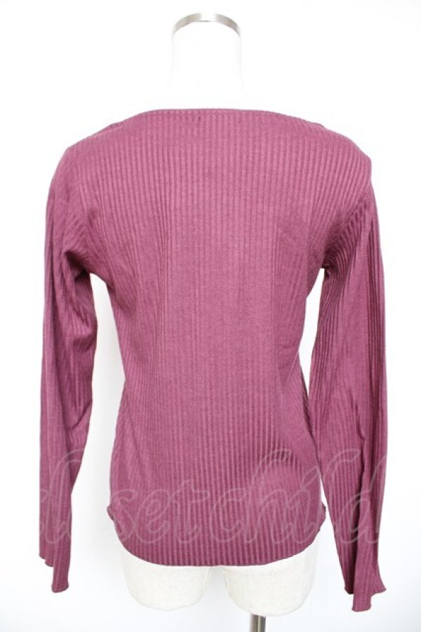 画像2: axes femme / お花カットワークプルオーバー  ピンク Y-26-01-01-046-AX-TO-SZ-ZY (2)