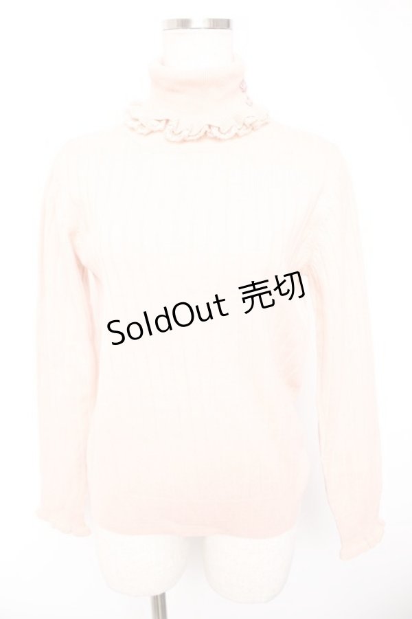 画像1: axes femme / ニットトップス M ピンク Y-26-01-01-049-AX-TO-SZ-ZY (1)