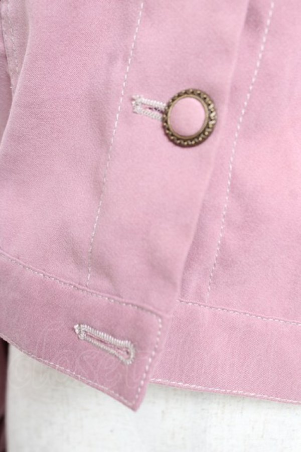 画像3: axes femme POETIQUE / バックレースアップジャケット Ｍ ピンク Y-26-01-01-052-AX-JA-SZ-ZY (3)