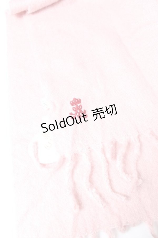 画像2: m petit by misako / NINA'Sコラボマフラー  ピンク Y-26-01-01-007-LO-ZA-SZ-ZY (2)