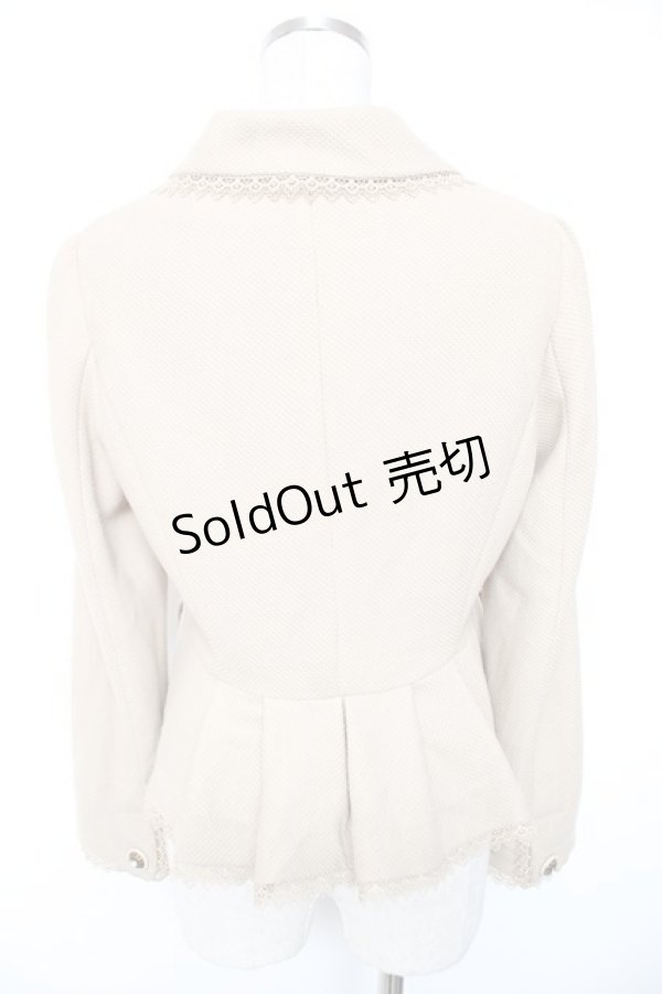 画像2: axes femme / ビジューポケットジャケット  ベージュ Y-26-01-01-055-AX-JA-SZ-ZY (2)