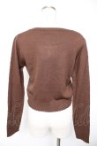 画像2: axes femme POETIQUE / 不思議の国のアリス/カーディガン  ブラウン Y-26-01-01-069-AX-TO-SZ-ZY (2)